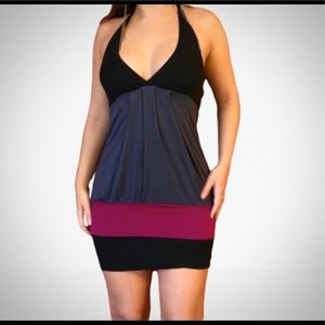3/$15 Juju & b grey, black, and magenta Dress